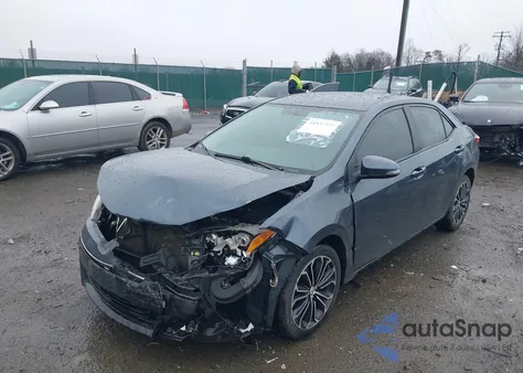 2016 Toyota Corolla S Plus из США, поврежденный, VIN 2T1BURHE2GC591711
